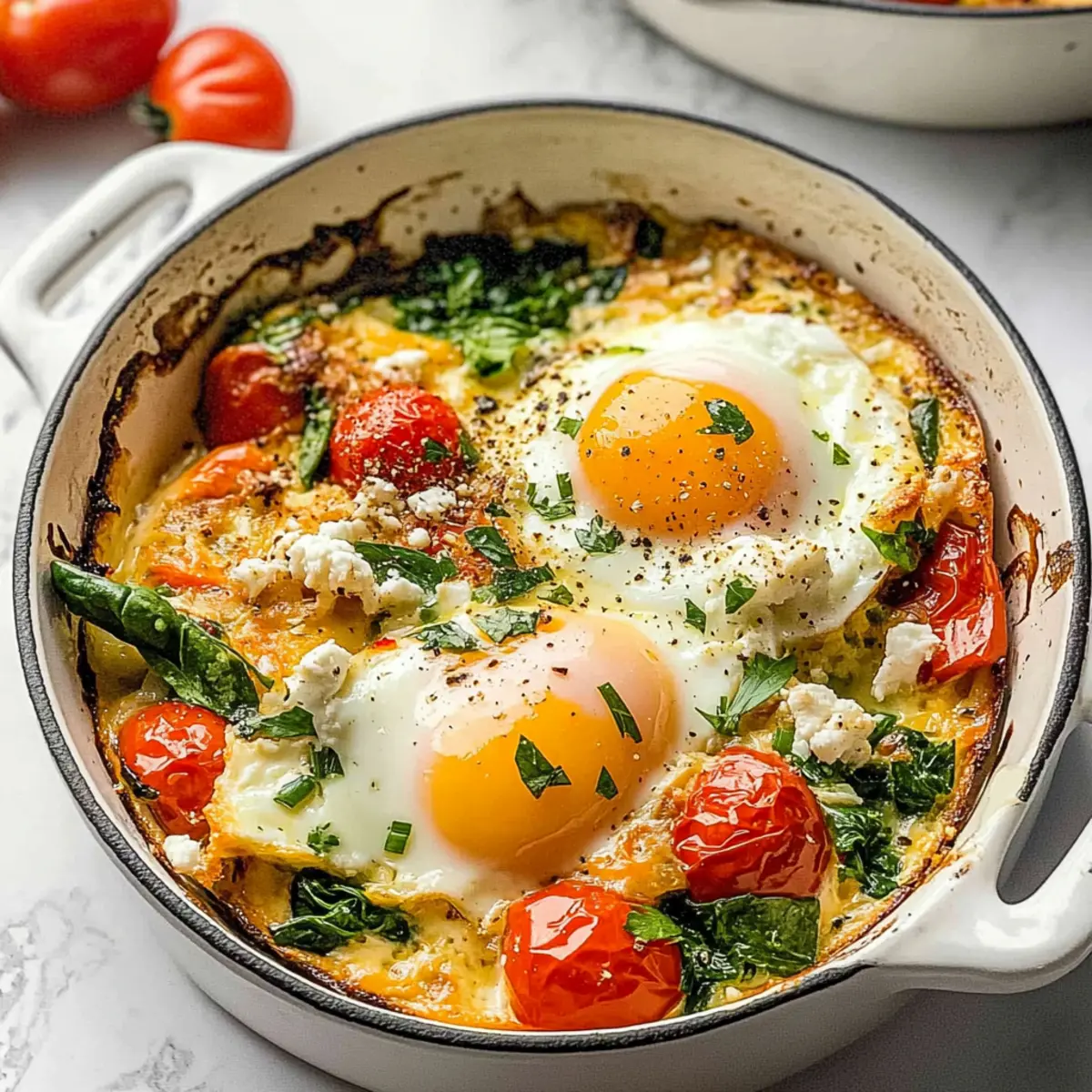 Baked Feta Eggs Recipe