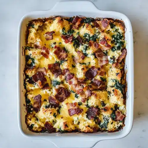Bacon Cheddar Breakfast Strata