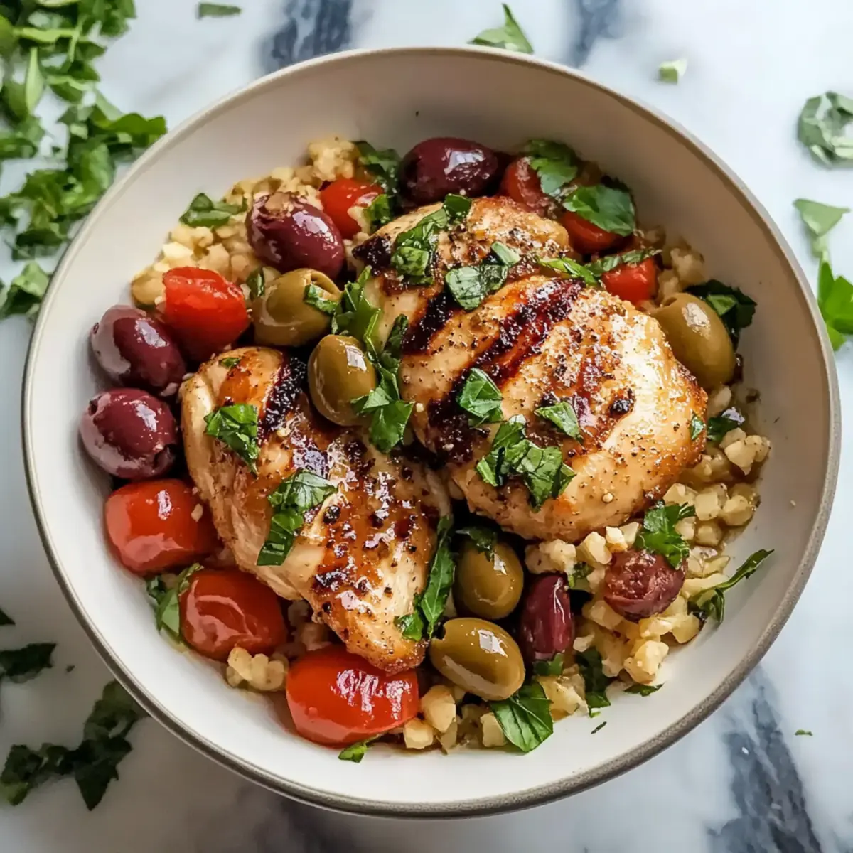 Slow Cooker Mediterranean Chicken