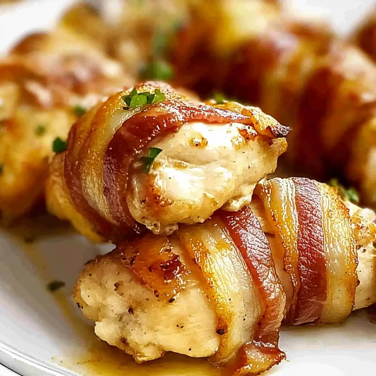 Bacon Wrapped Chicken Thighs