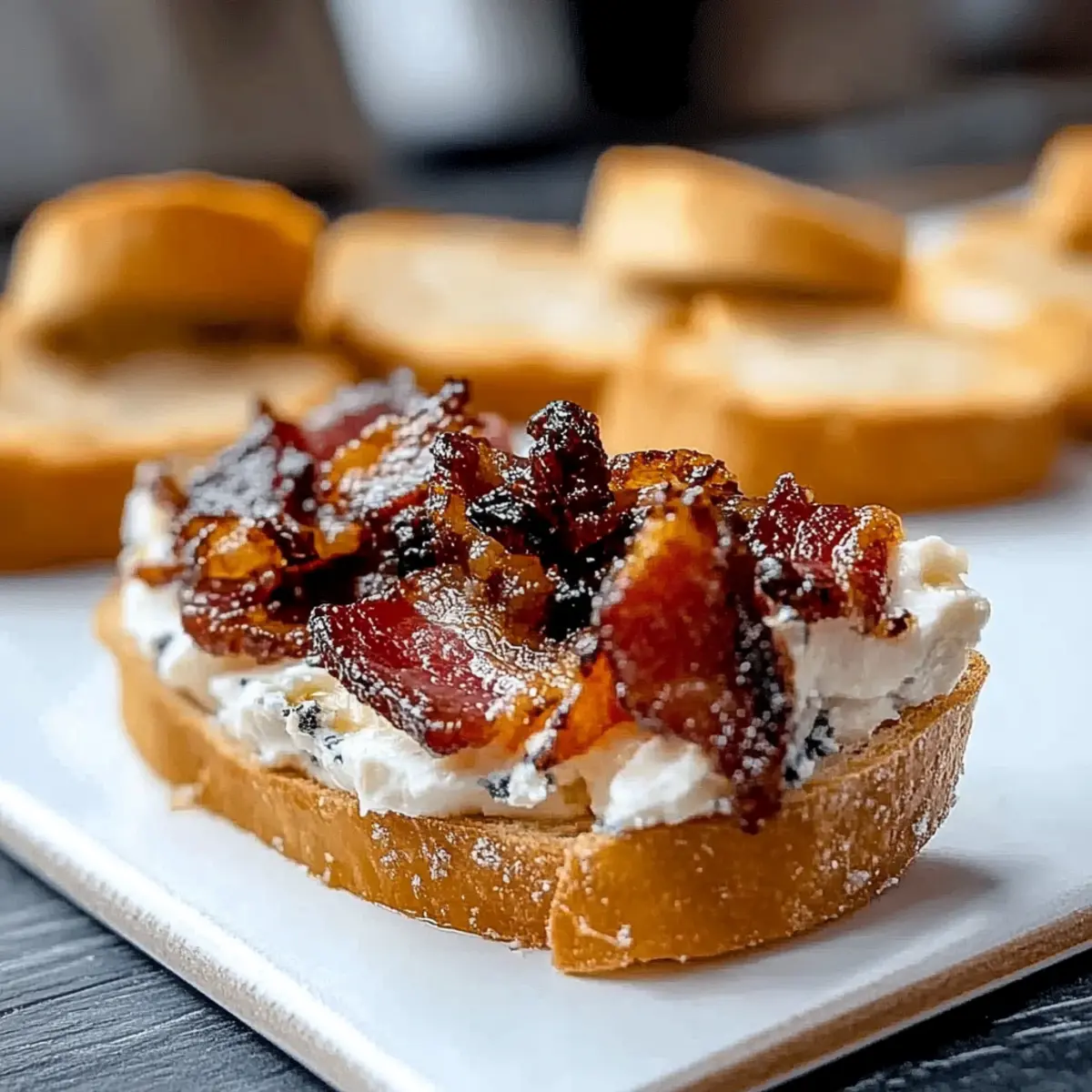 Bacon Goat Cheese Appetizer