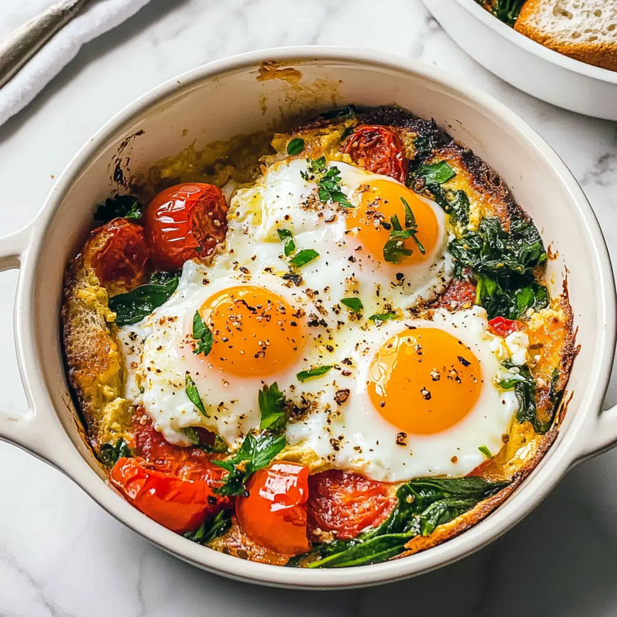 Baked Feta Eggs Recipe