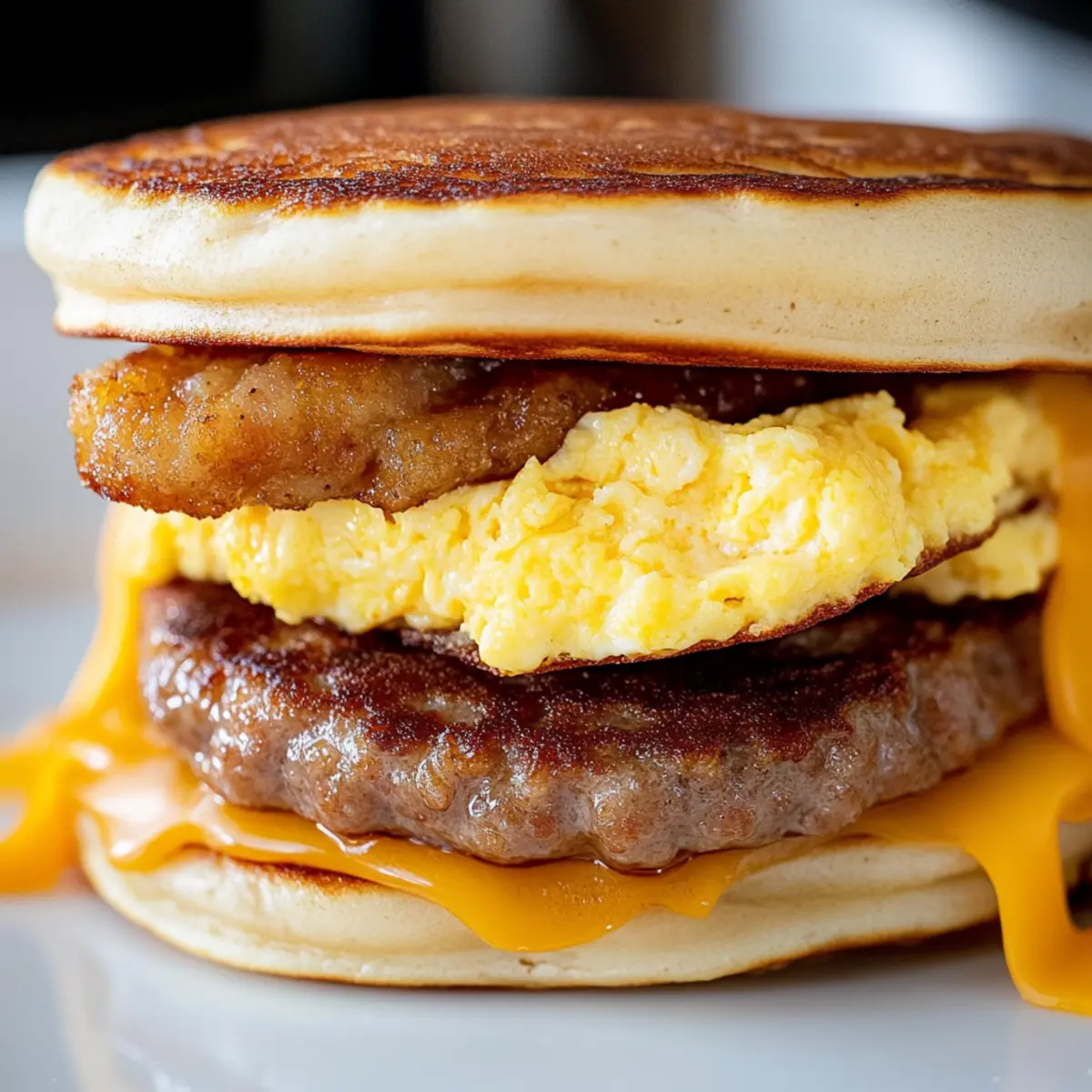 Homemade McGriddle Sandwiches