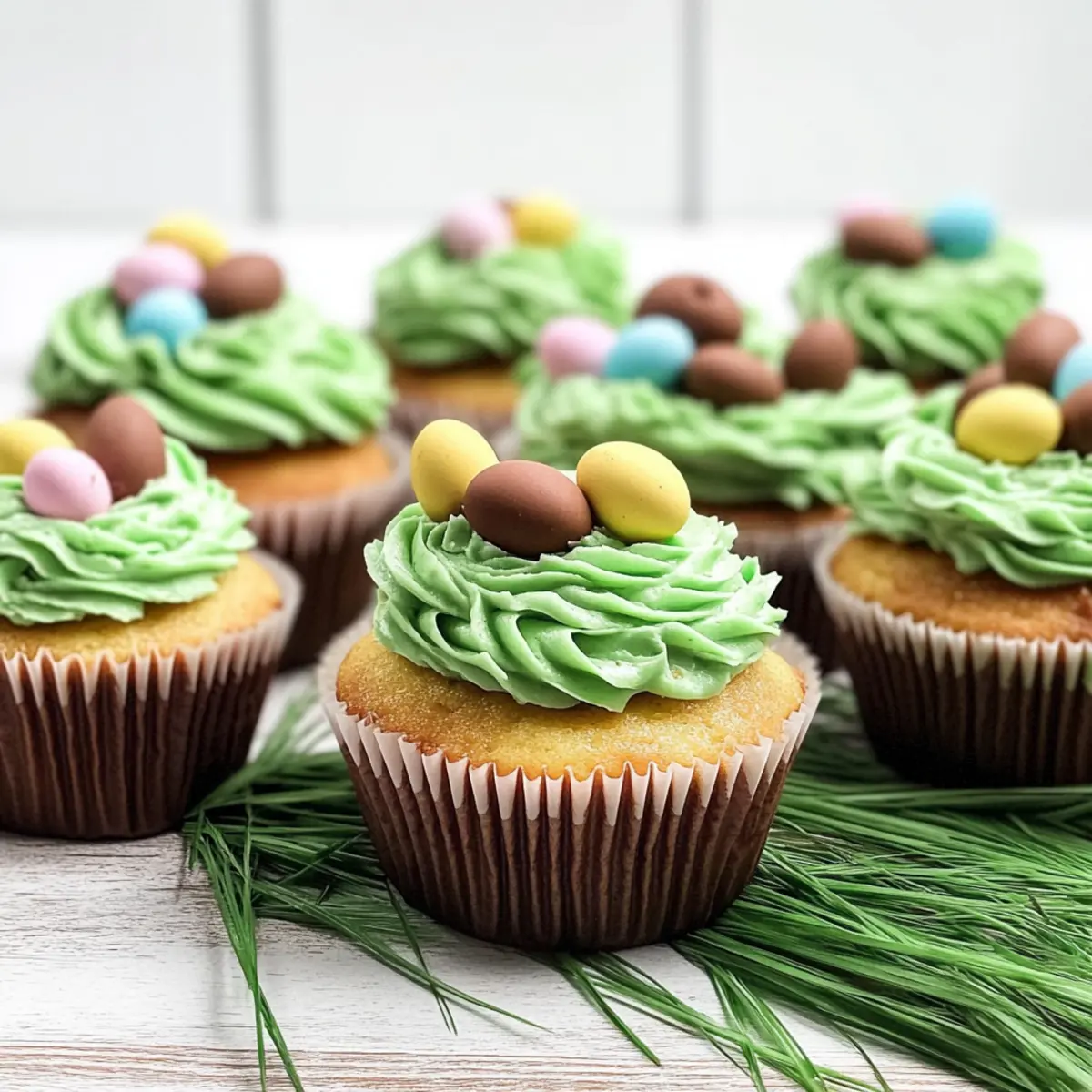 Mini Egg Nest Cupcakes