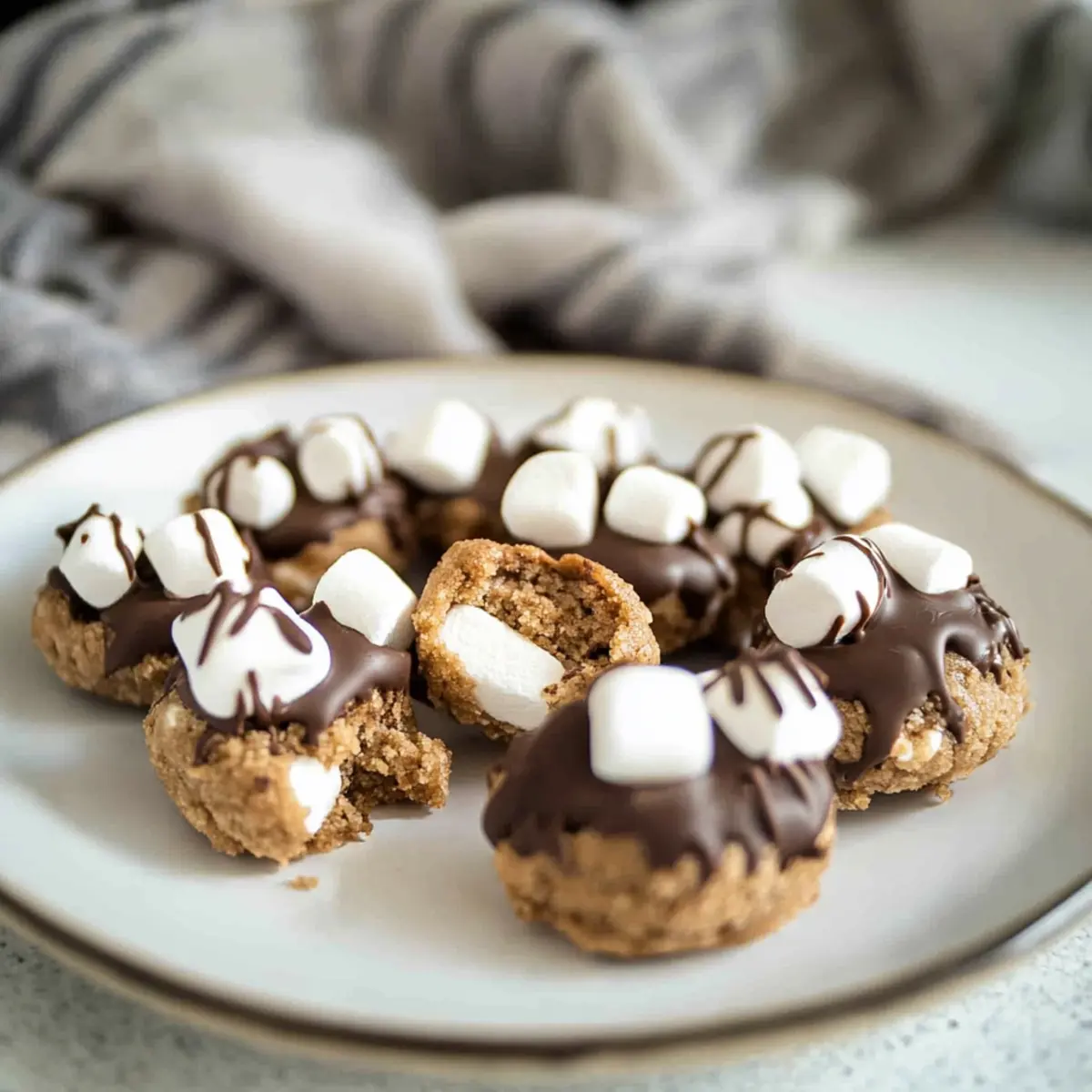 S’mores Cookie Dough Bites