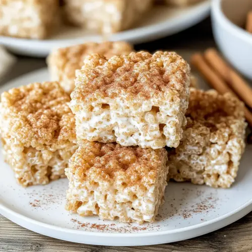 Churro Rice Krispie Treat