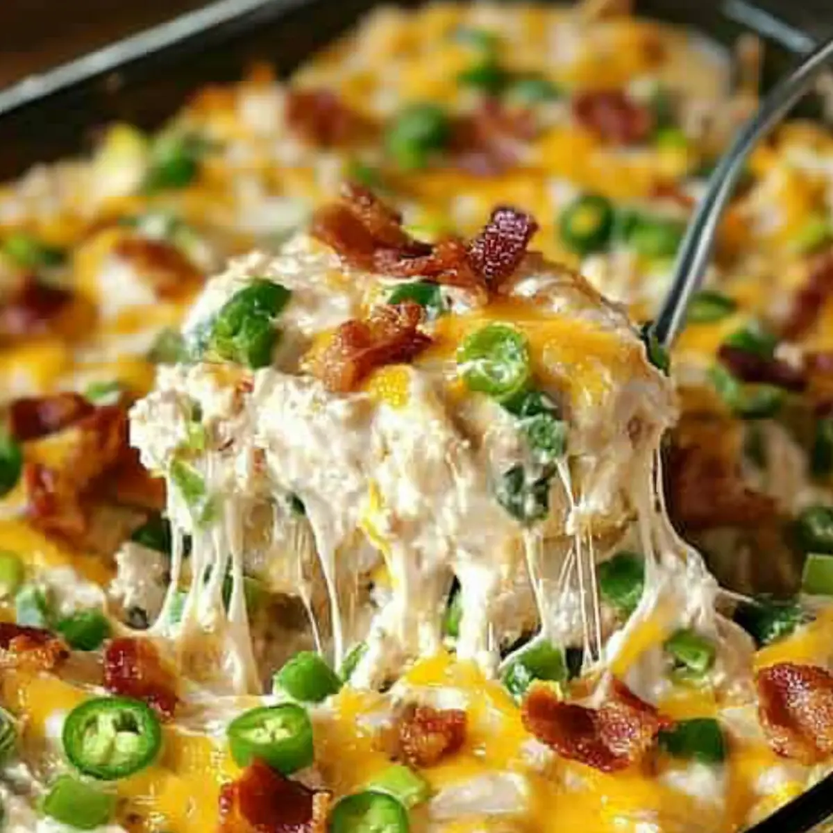 Jalapeno Popper Chicken Casserole