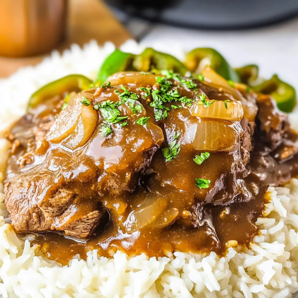 Crockpot Smothered Steak