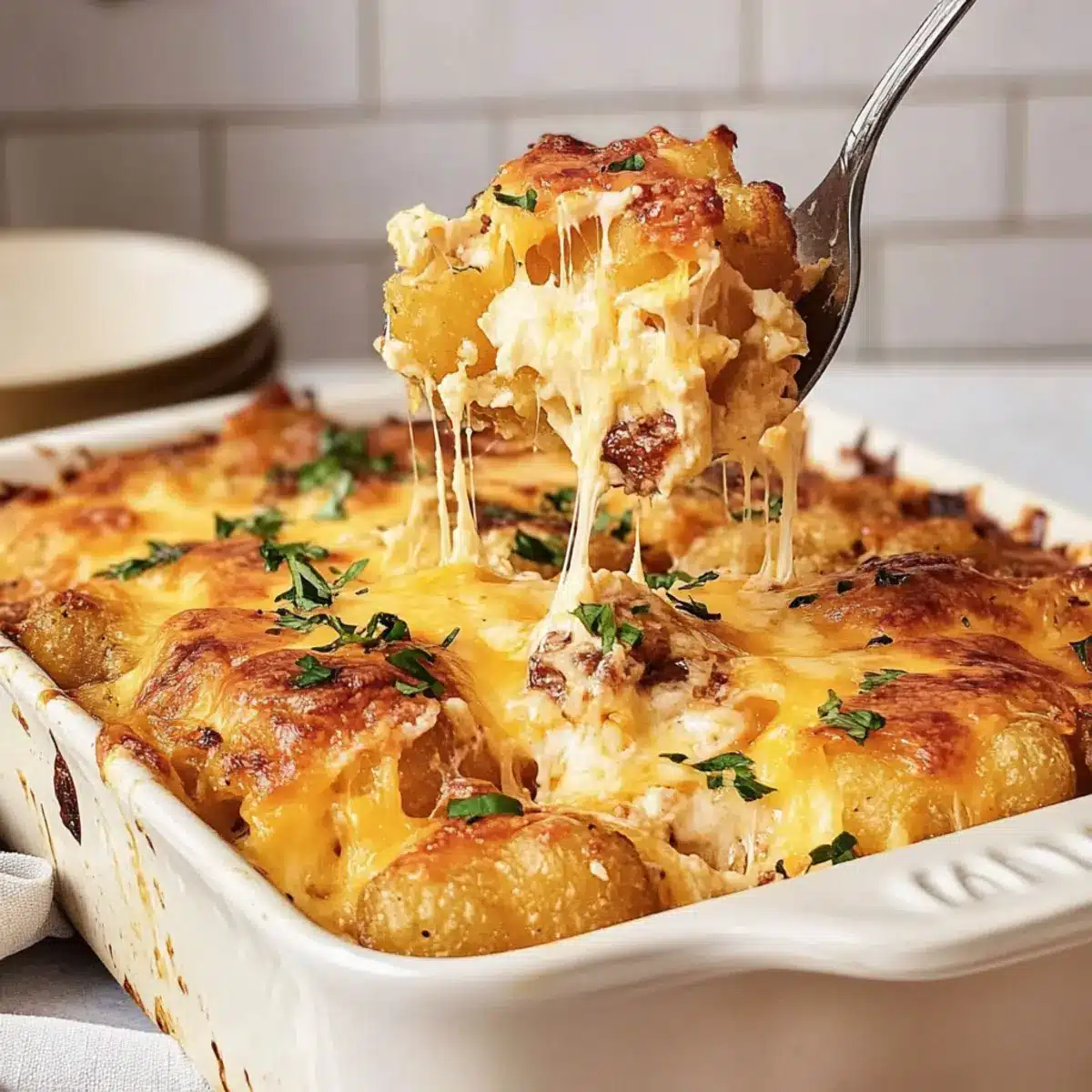 Tater Tot Breakfast Casserole