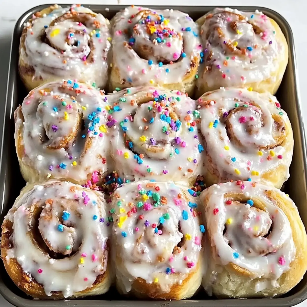 Funfetti Cinnamon Rolls