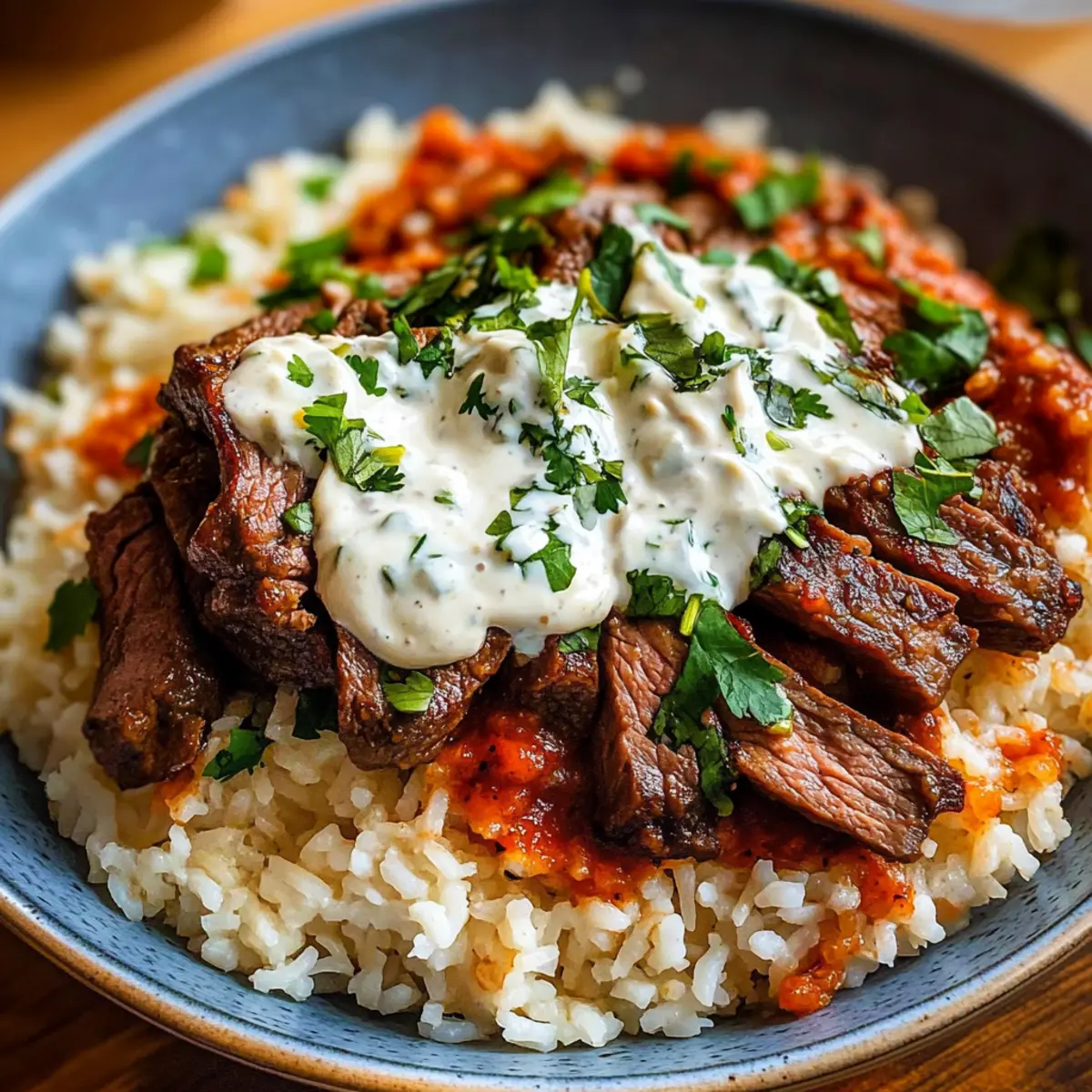 Steak & Queso Rice