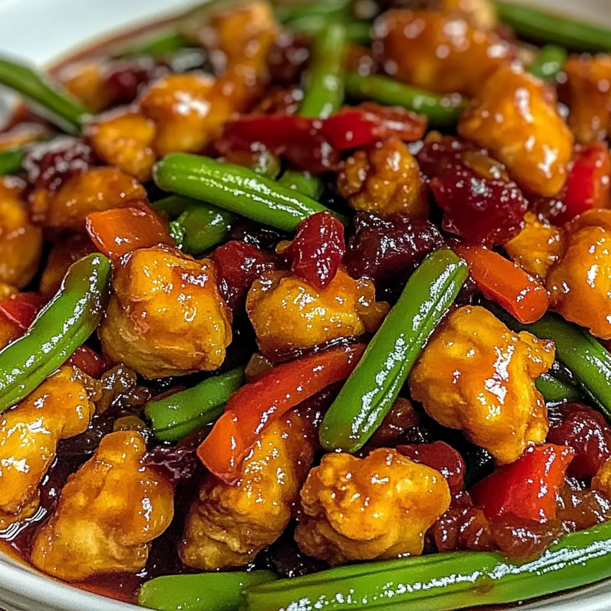 Chicken Green Bean Stir Fry