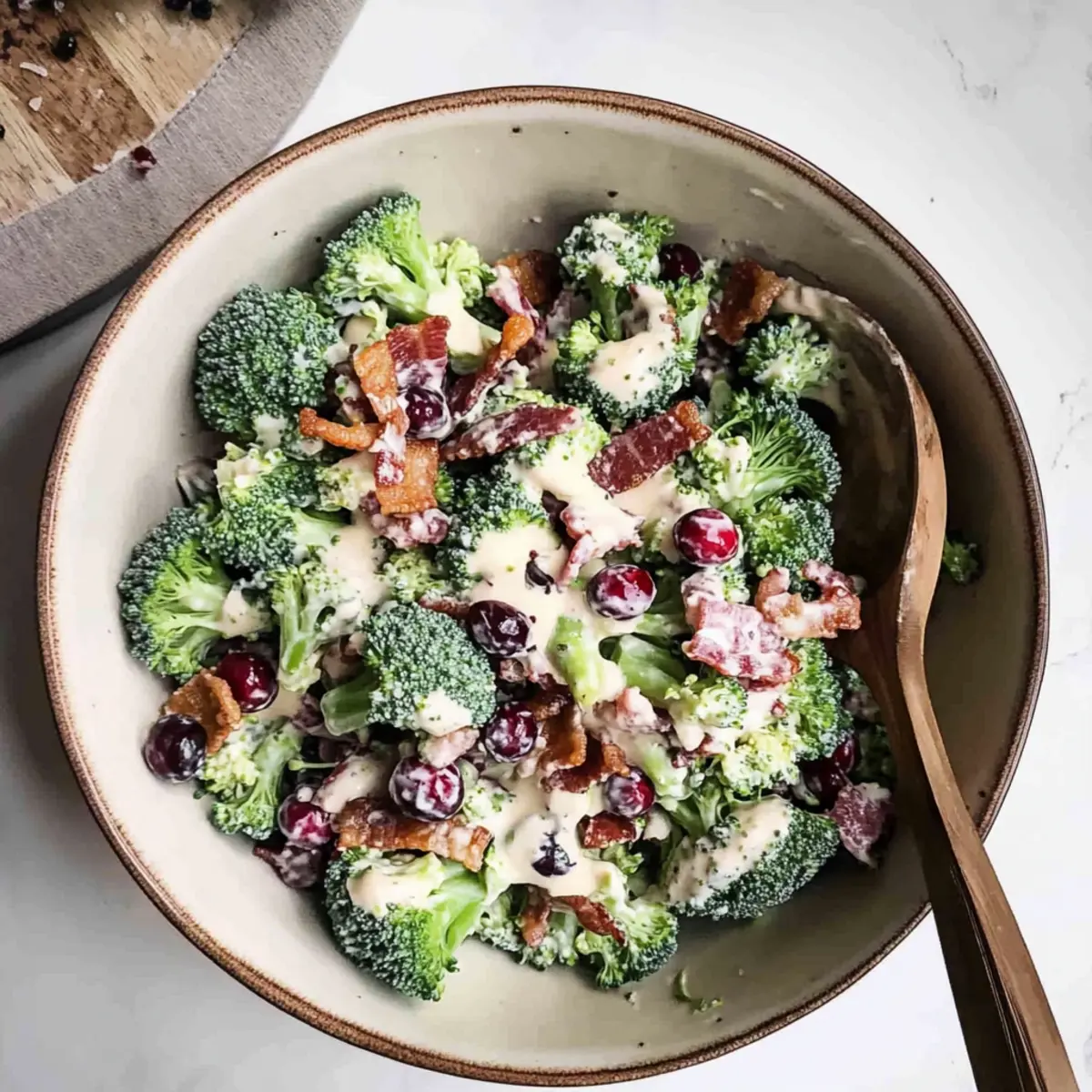 Broccoli Salad with Creamy Dressing