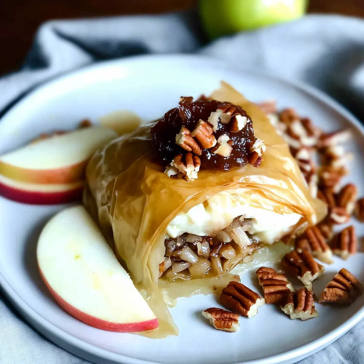 Irresistible Phyllo Baked Brie with Fig Jam - Easy Holiday Appetizer