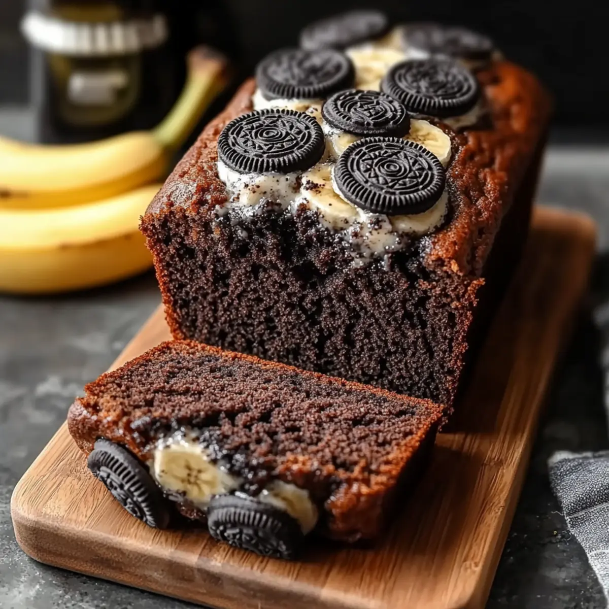 Oreo Banana Bread