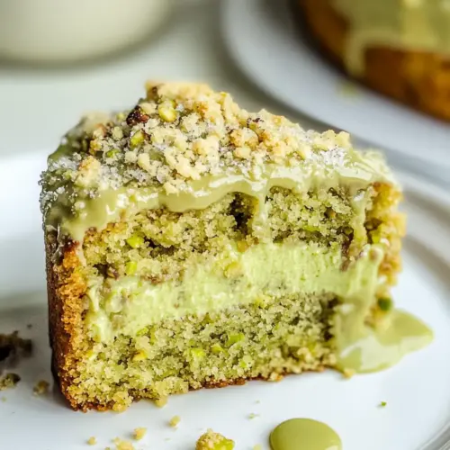 Vegan Pistachio Coffee Cake