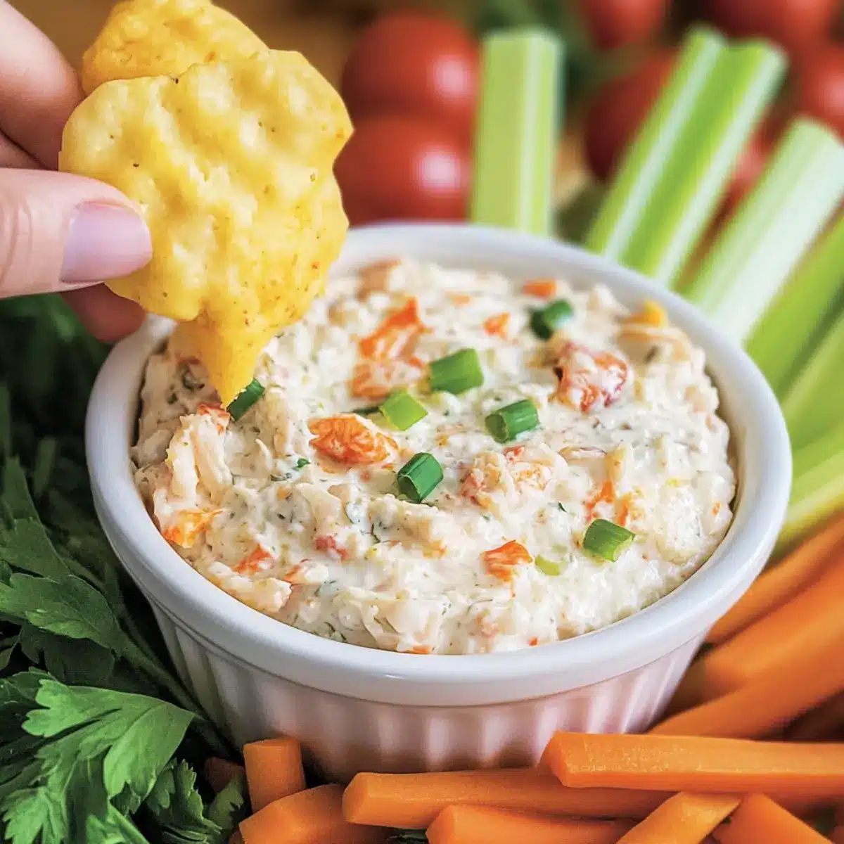 Cold Cajun Crab Dip