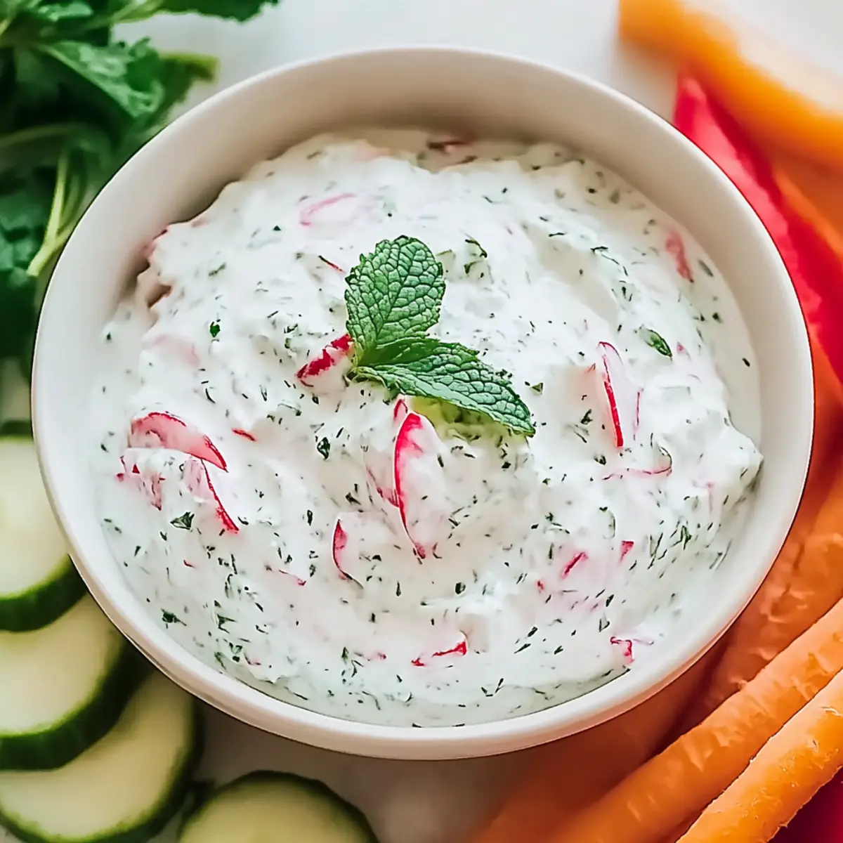 Radish Tzatziki Dip