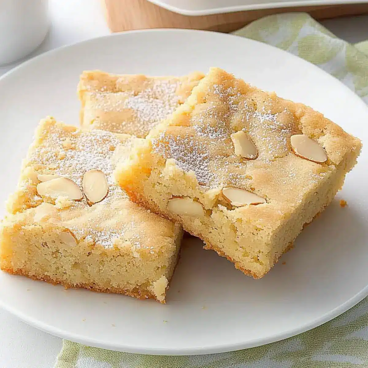 Almond Blondies