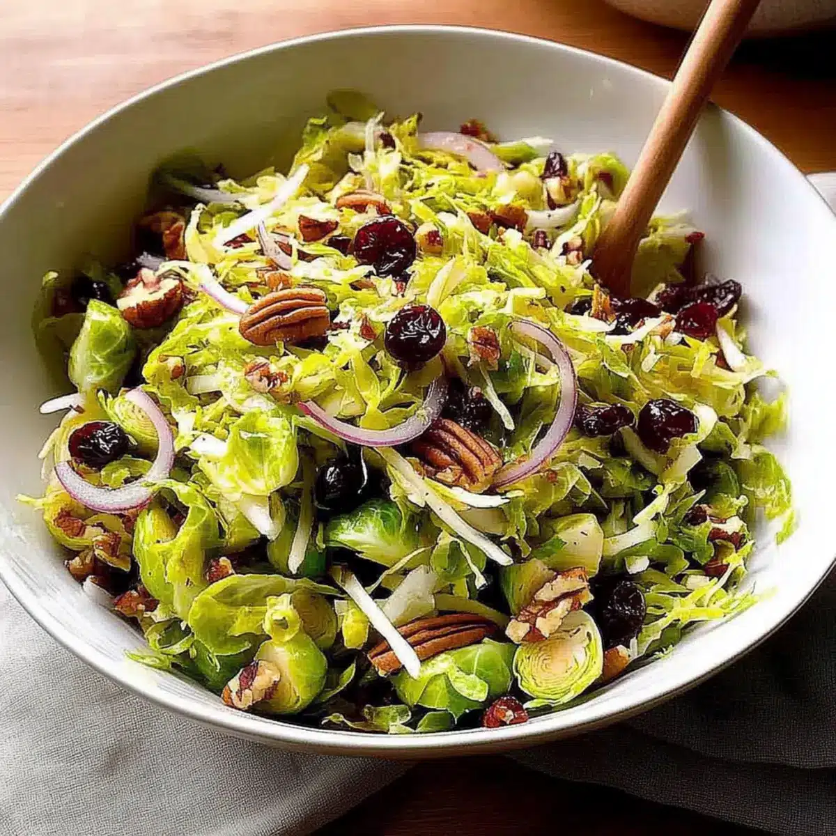 Shaved Brussels Sprout Salad
