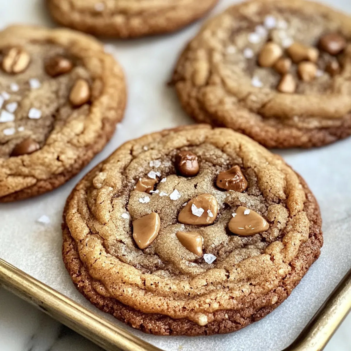 Brown Butter Coffee Toffee Cookies