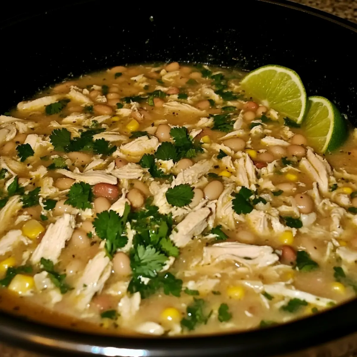 Crockpot White Chicken Chili