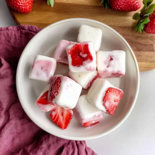 Strawberry Yogurt Bites