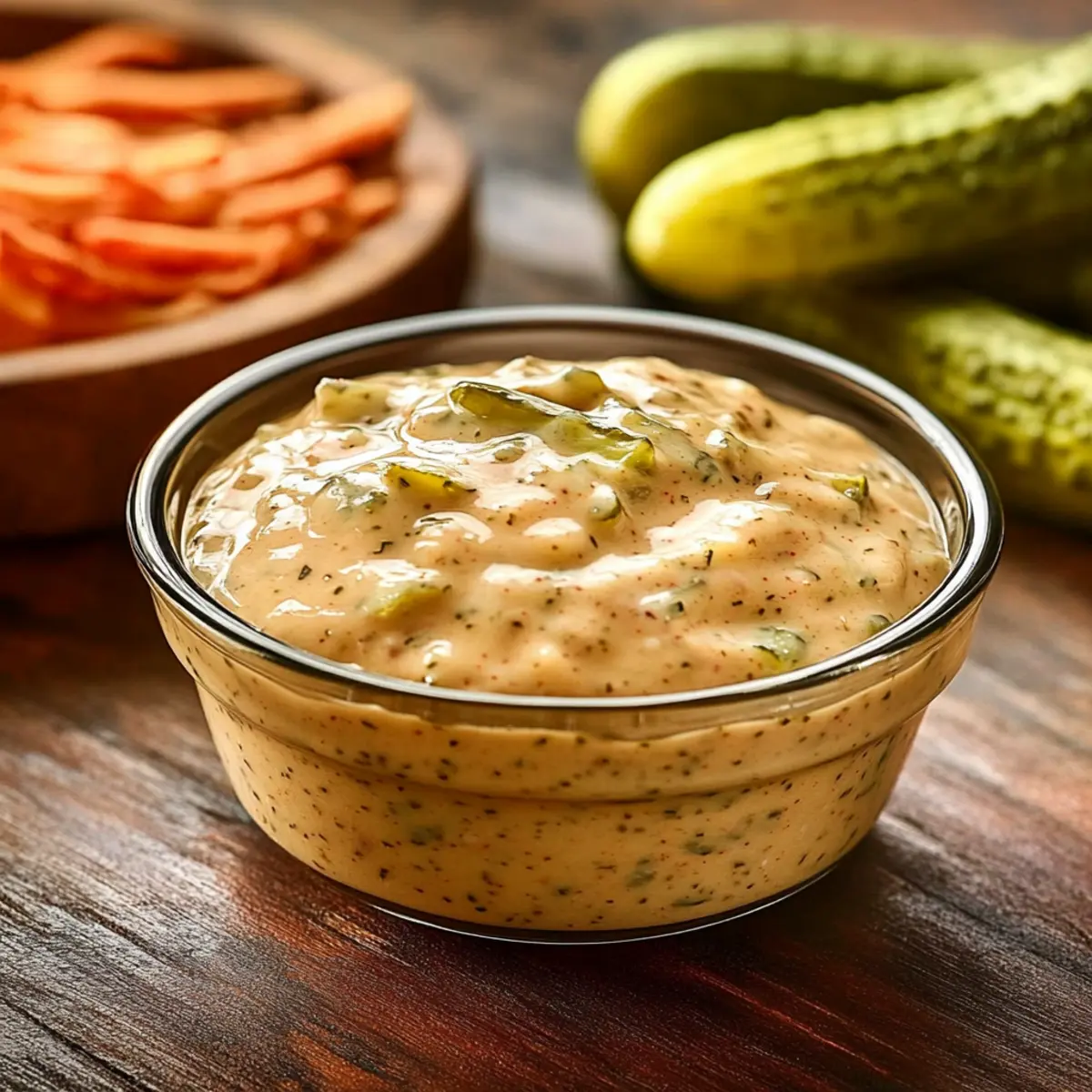 Spicy Dill Pickle Burger Sauce