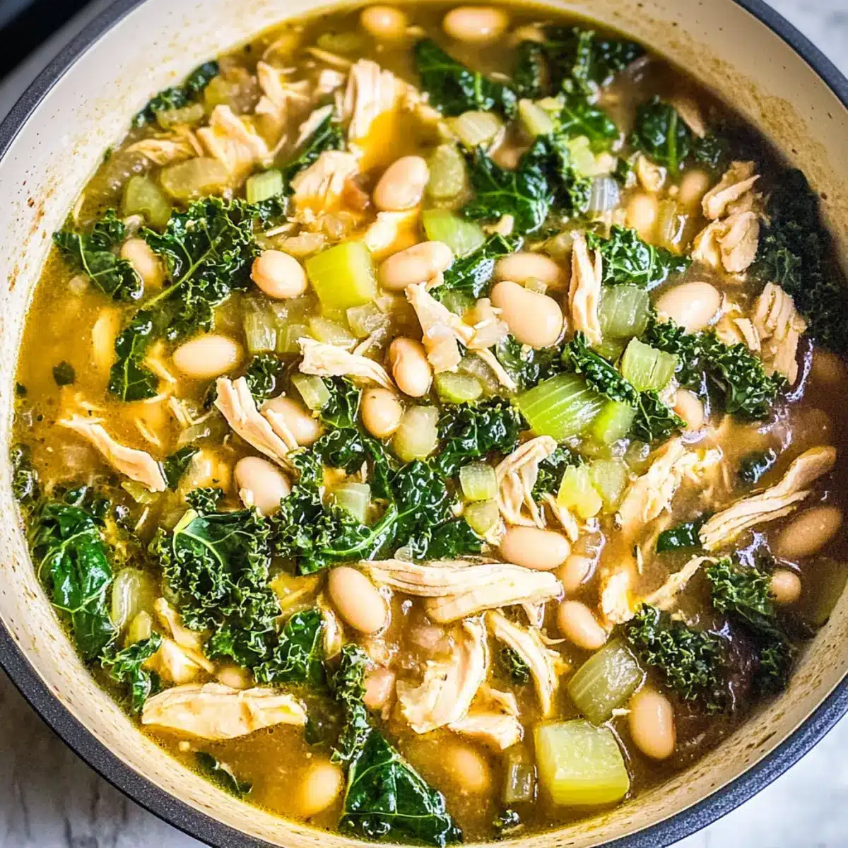 Kale, White Bean, and Chicken Soup