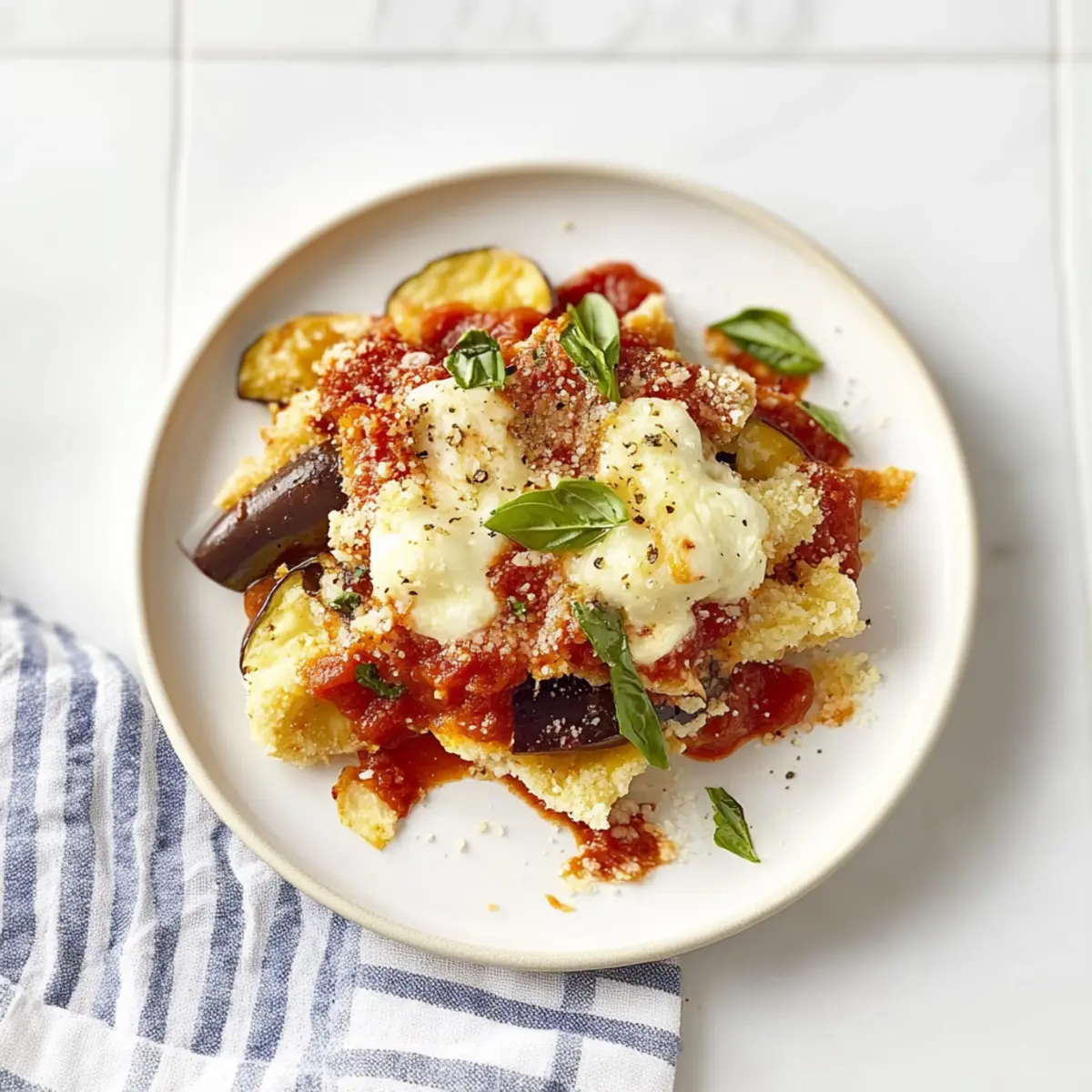 Speedy Eggplant Parmesan