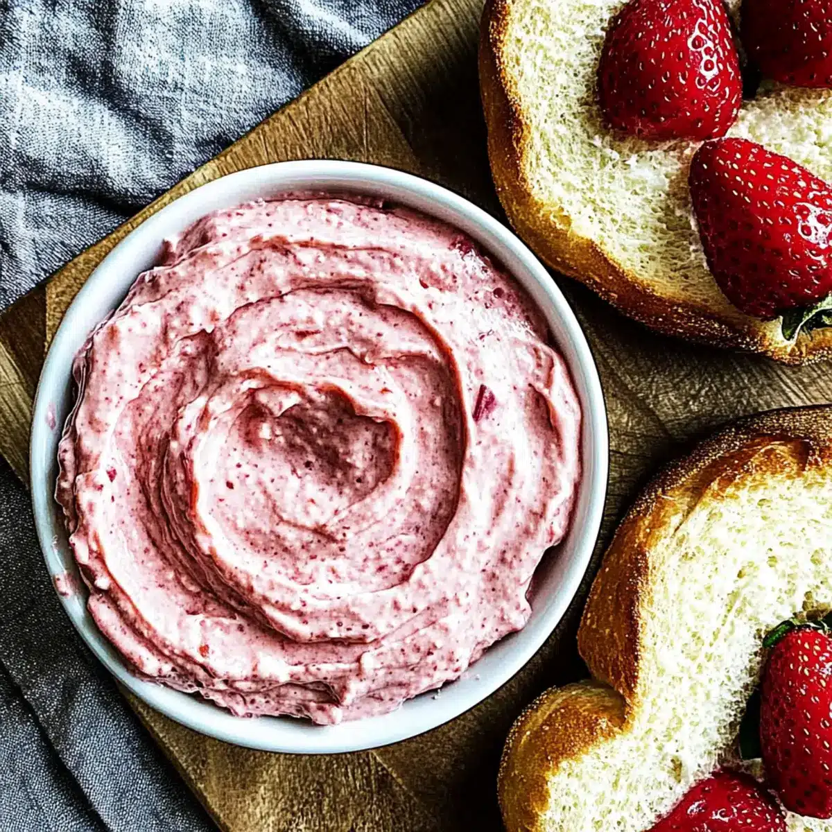 Strawberry rhubarb cream cheese