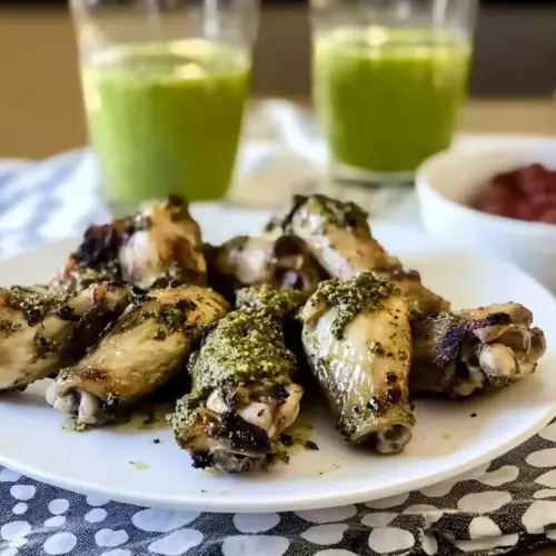 Pesto Chicken Wings