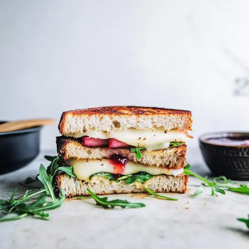 Roasted Rhubarb Brie Sandwich