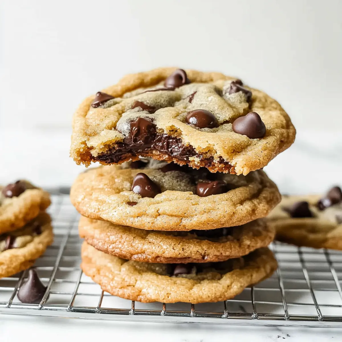 Gooey Chocolate Chip Cookies
