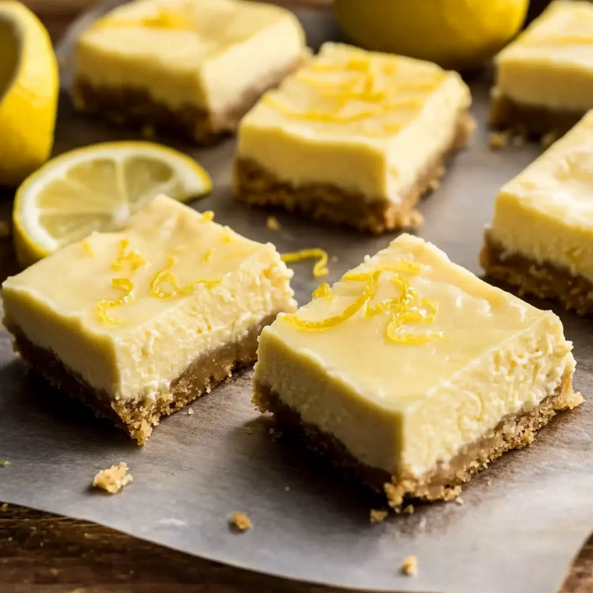 Lemon Cheesecake Bars