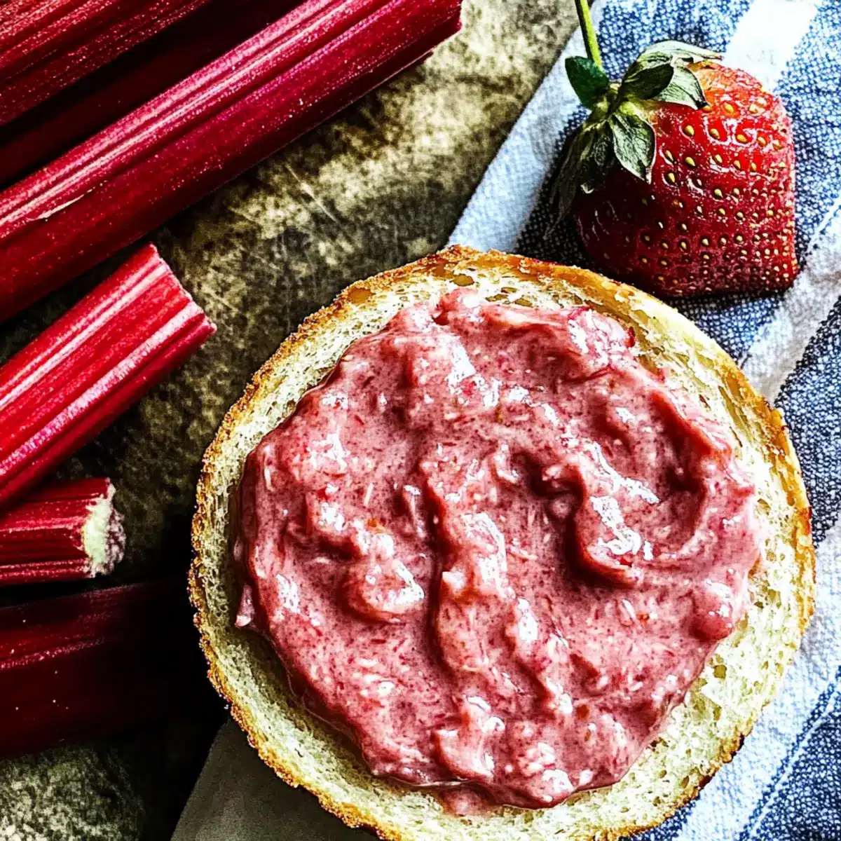 Strawberry rhubarb jam
