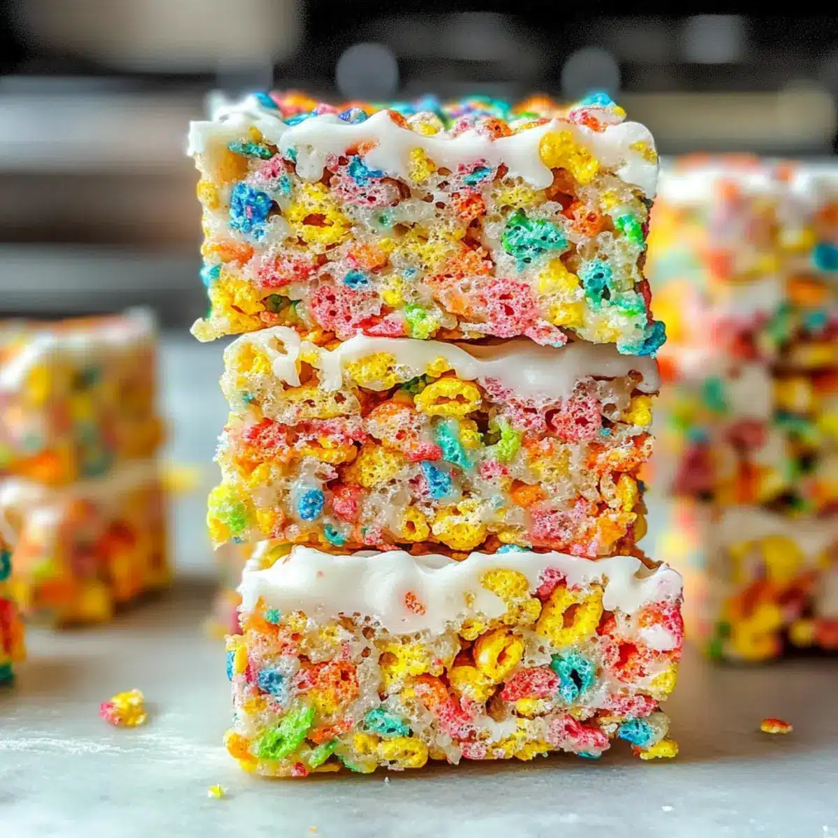 Fruity Pebbles Rice Krispie Treats