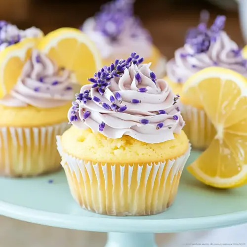 Lemon Lavender Cupcakes