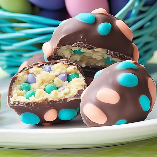 Easter Egg Cookie Dough Truffles
