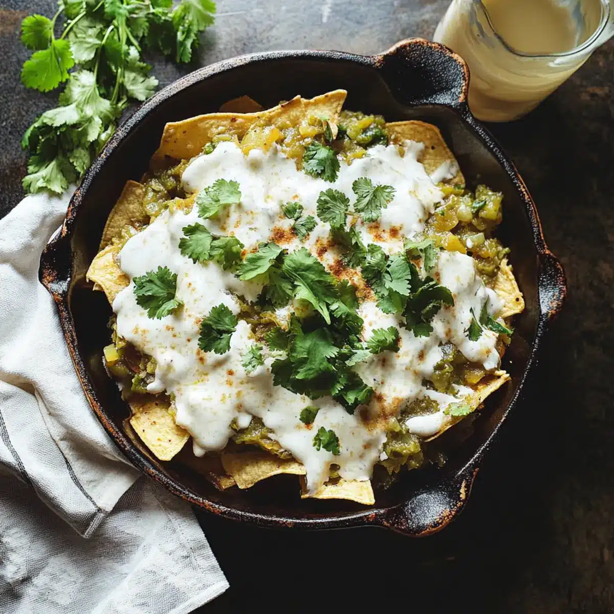 Jorge's Green Chilaquiles