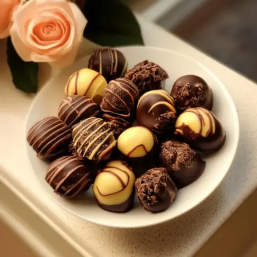 White Chocolate Keto Truffles