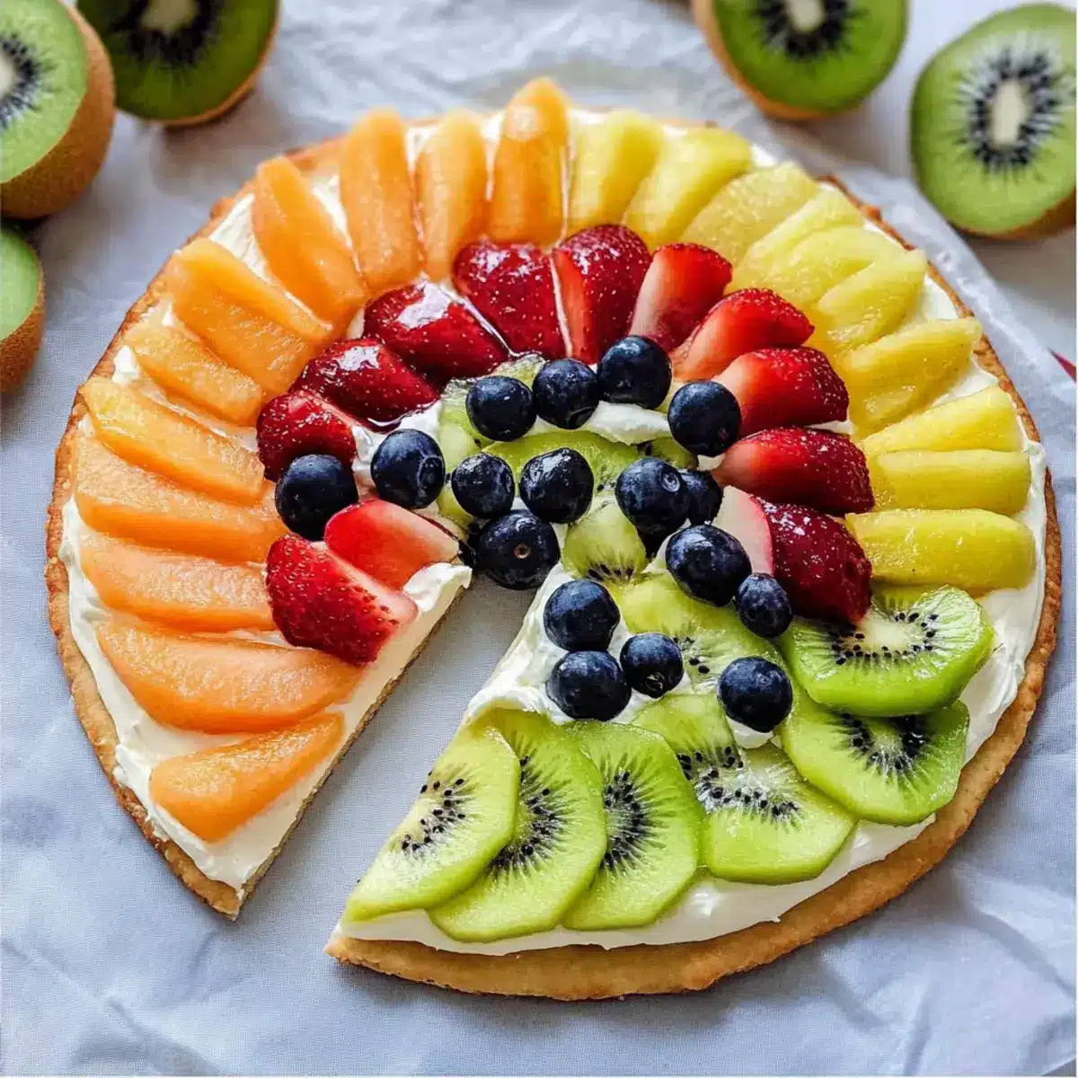 Fruit Pizza with Cream Cheese