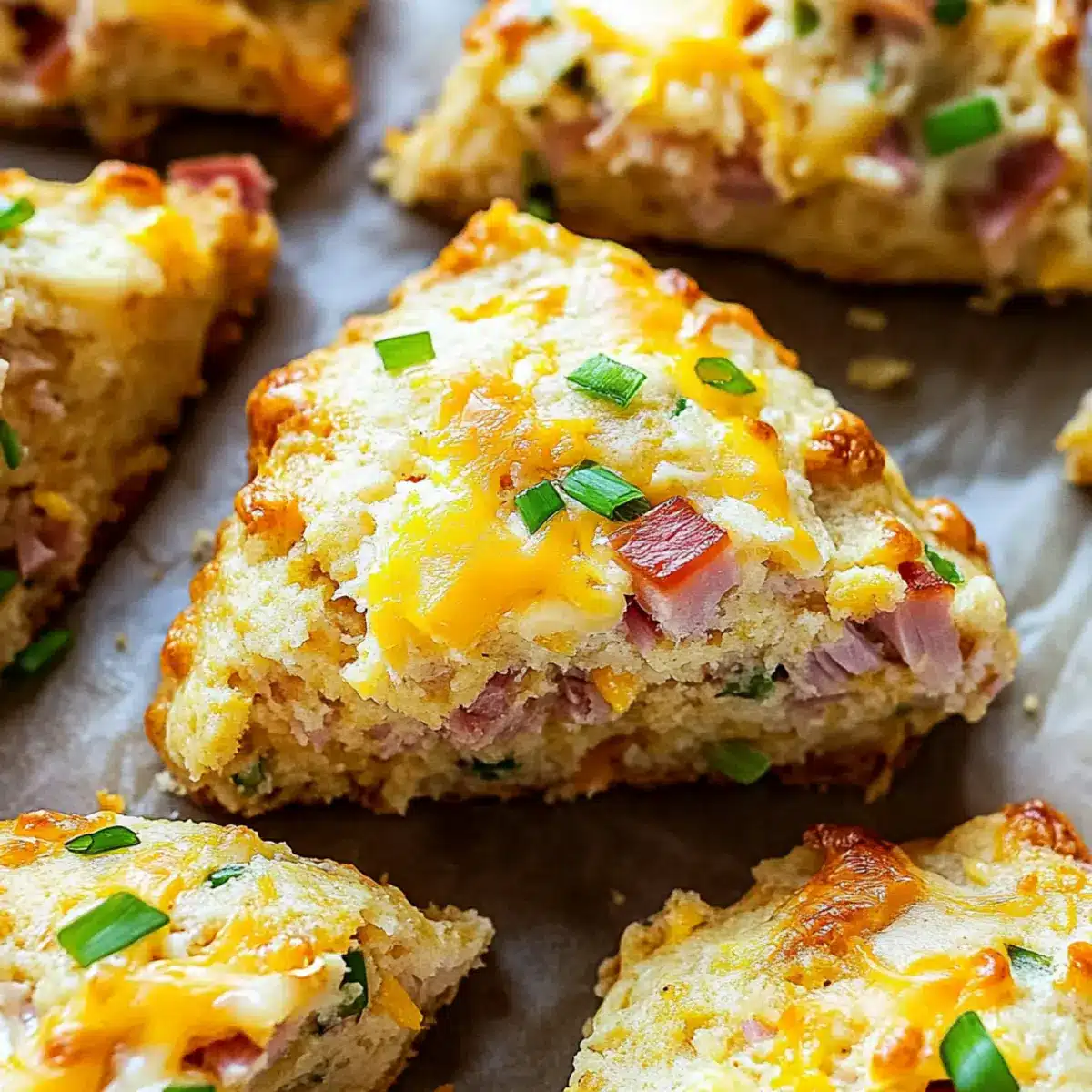 Ham and Cheese Scones