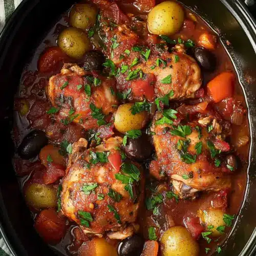 Chicken Cacciatore Slow Cooker