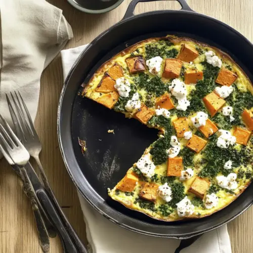 Sweet Potato Kale Frittata