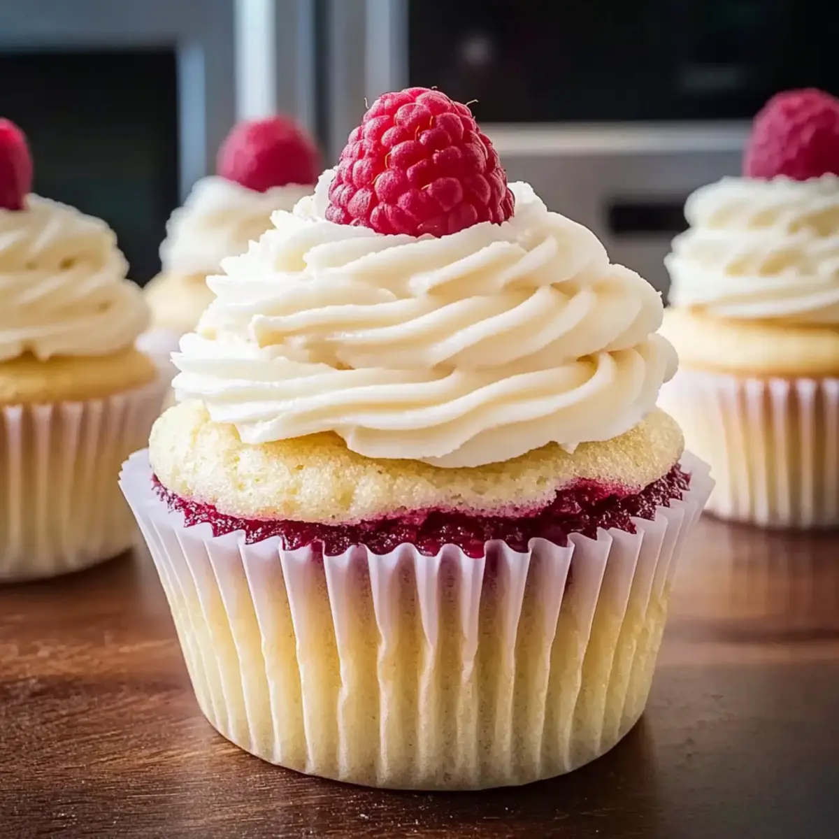 Almond Wedding Cake Cupcakes