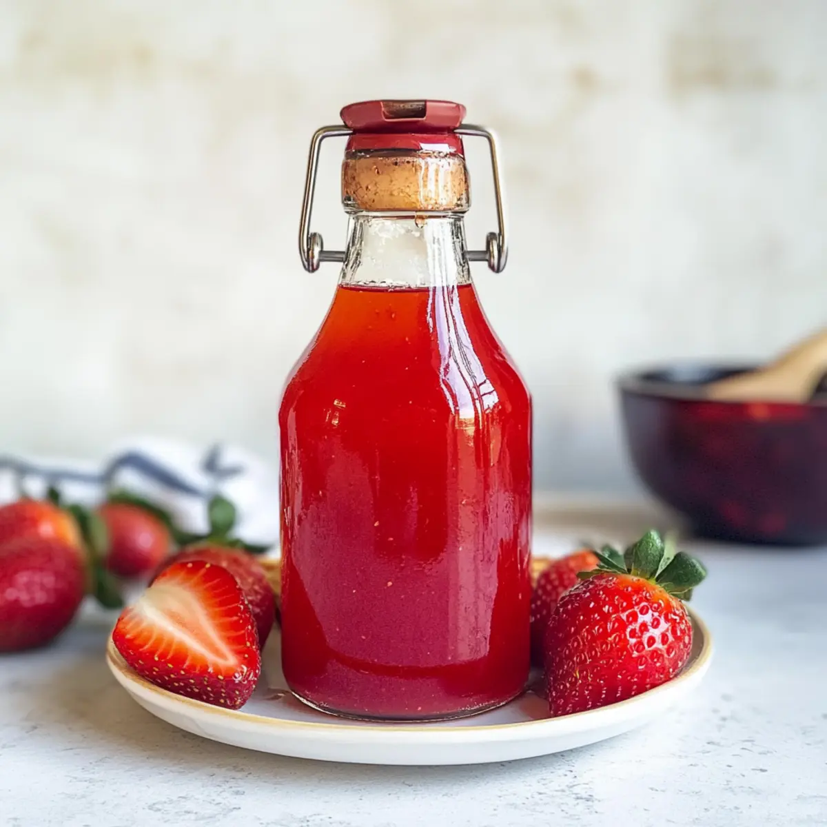 Strawberry Simple Syrup