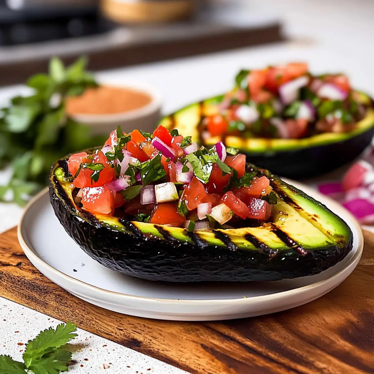 Grilled Stuffed Avocado
