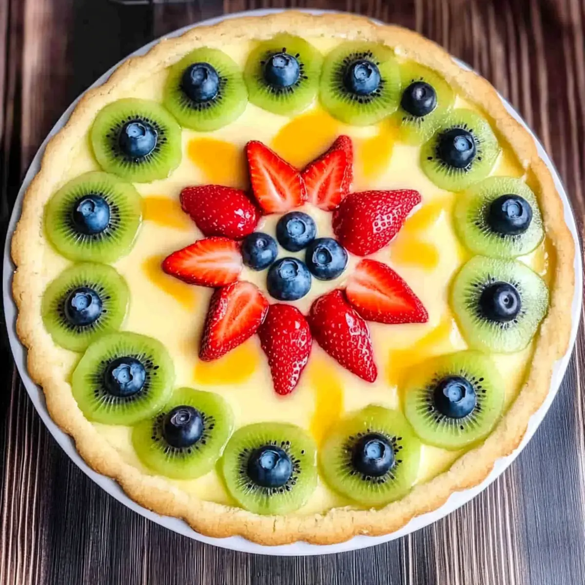 Sugar Cookie Fruit Pizza