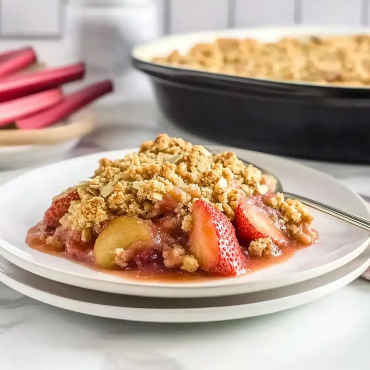 Strawberry Rhubarb Crisp
